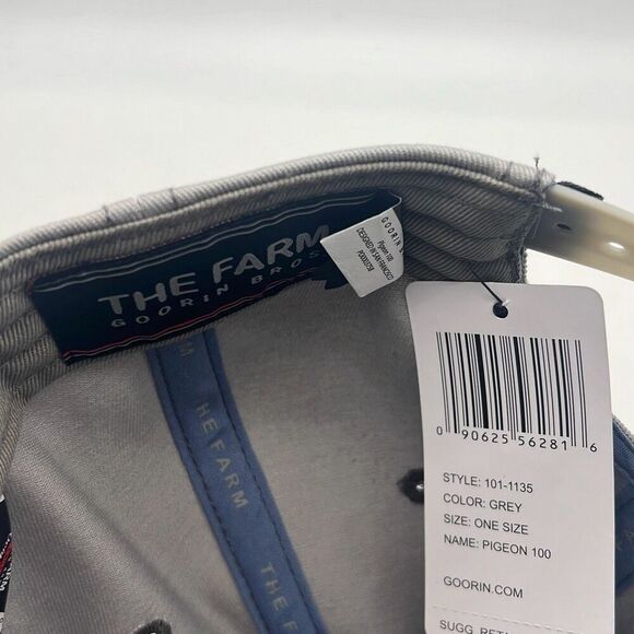 Goorin Bros The Farm SnapBack Baseball Hat HOMIE Pigeon Gray Authentic NWT - Picture 6 of 6